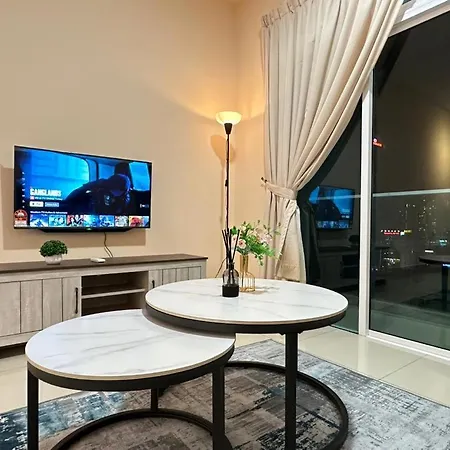 Twin Galaxy City View 2 Bedroom With Balcony Johor Bahru Exterior photo
